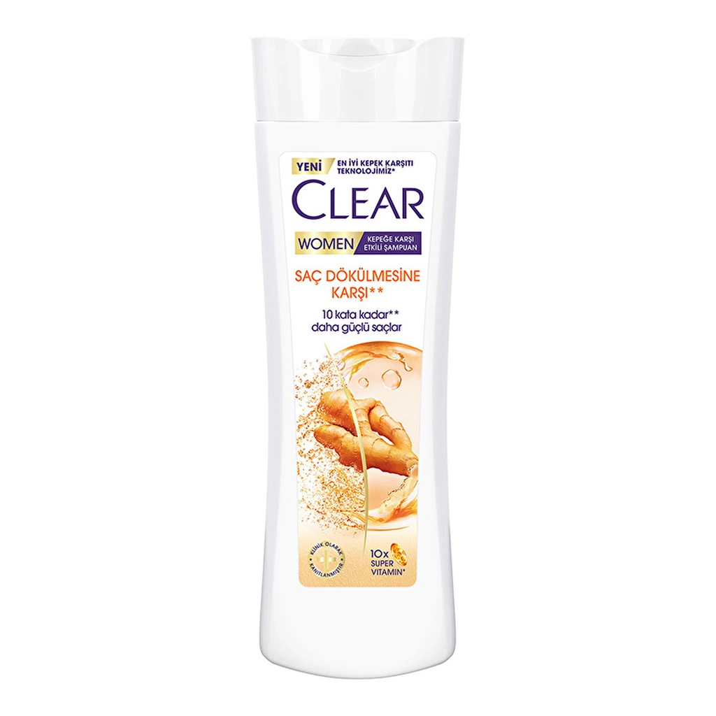 شامپو Clear زنانه ضد ریزش و ضدشوره حاوی عصاره زنجبیل