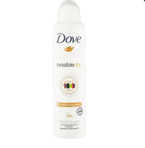 اسپری ضدتعریق داو مدل Invisible Dry زنانه ۲۵۰ میل