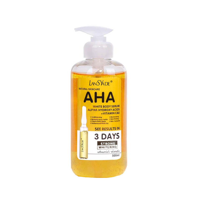 سرم روشن‌کننده بدن AHA لنسیاد مدل ویتامین C